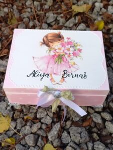 personalizowane pudełko dla dziewczynki
