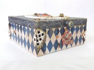pudełko Alicja w krainie czarów, ręcznie robione, oryginalny pomysł